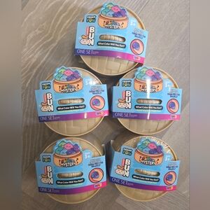 Crazy Fun® Rainbow Galaxy Glitter Squishy Buns Lot Of 5 Viral Mystery Dumpling